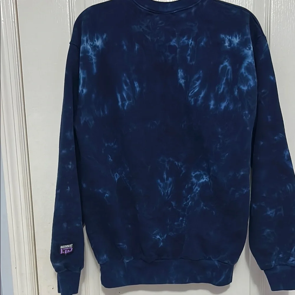 Insomniac LTD Men's Tie-Dye Sweater - Blue and Pink Size Medium - Picture 3 of 3